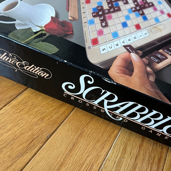 Vintage 80s Scrabble Deluxe Edition - Picture 4 of 12